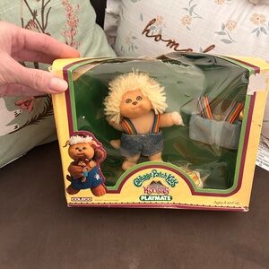Cabbage Patch Kids Koosas Mini Playmate Doll - Blonde Hair, Rainbow Outfit